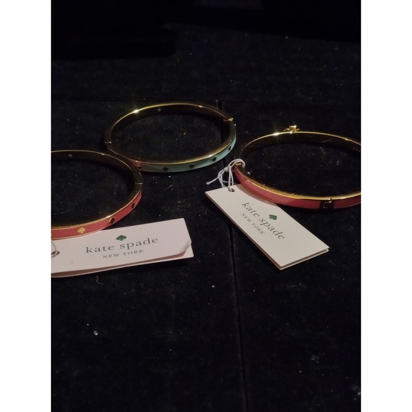 Trio Kate Spade Bangle Lot Pink And Blue - Picture 5 of 5